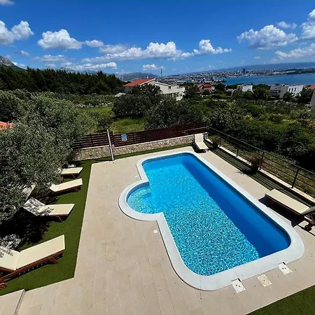 Villa Magic View With Private Heated Pool Kastela